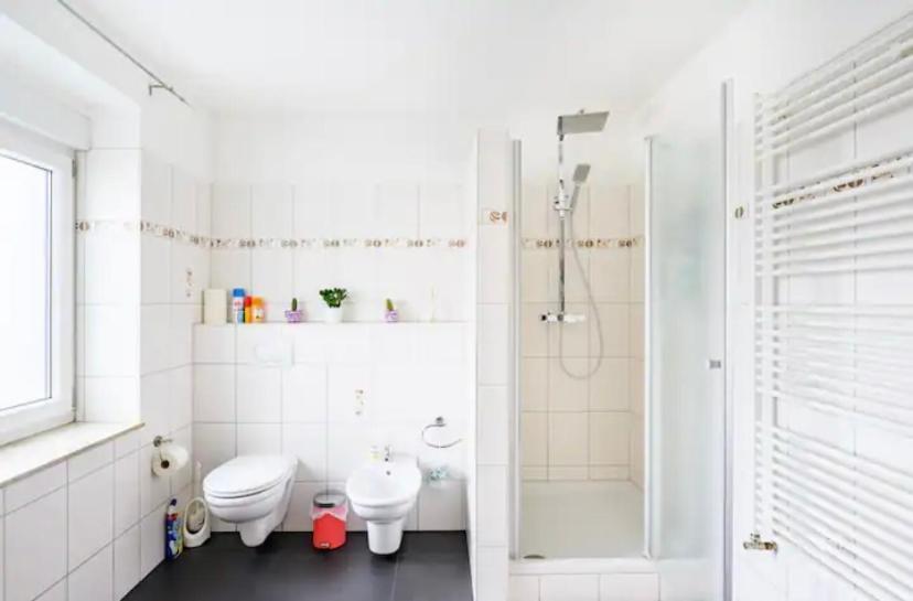 Guenstiges Gruenes Ferienzimmer Mit Separater Moderner Dusche لاروش المظهر الخارجي الصورة